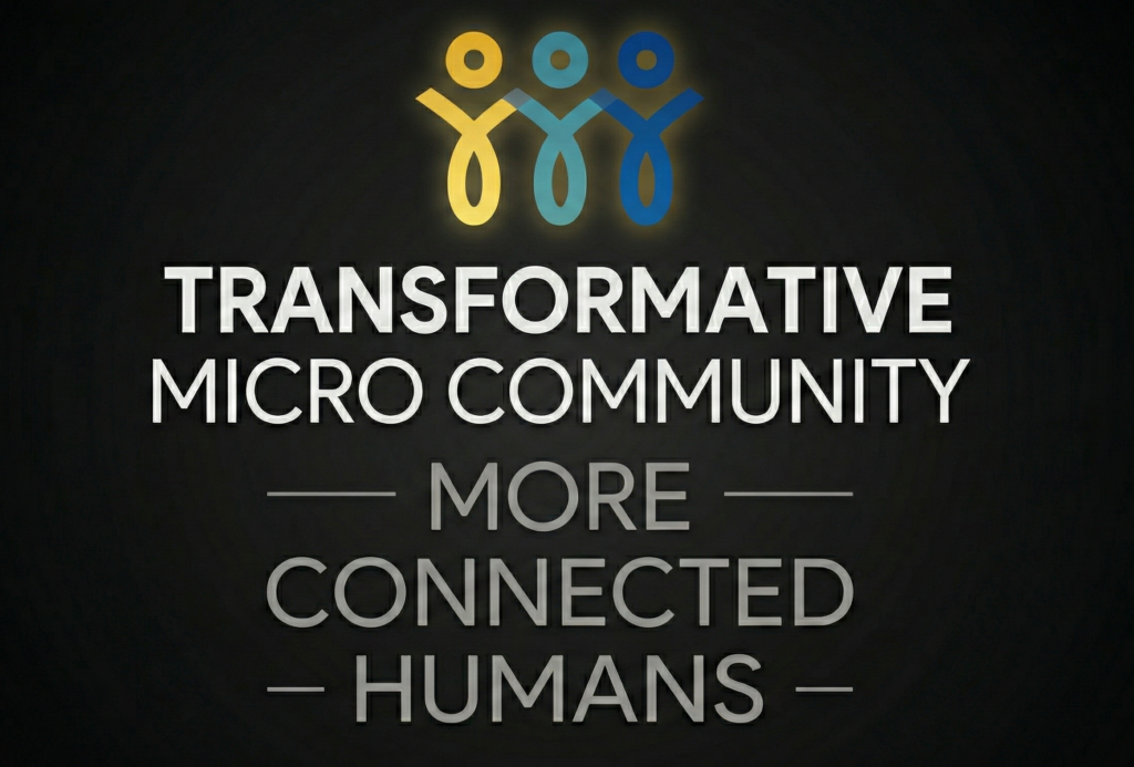 Transformative Micro Community logo for More Connected Humans